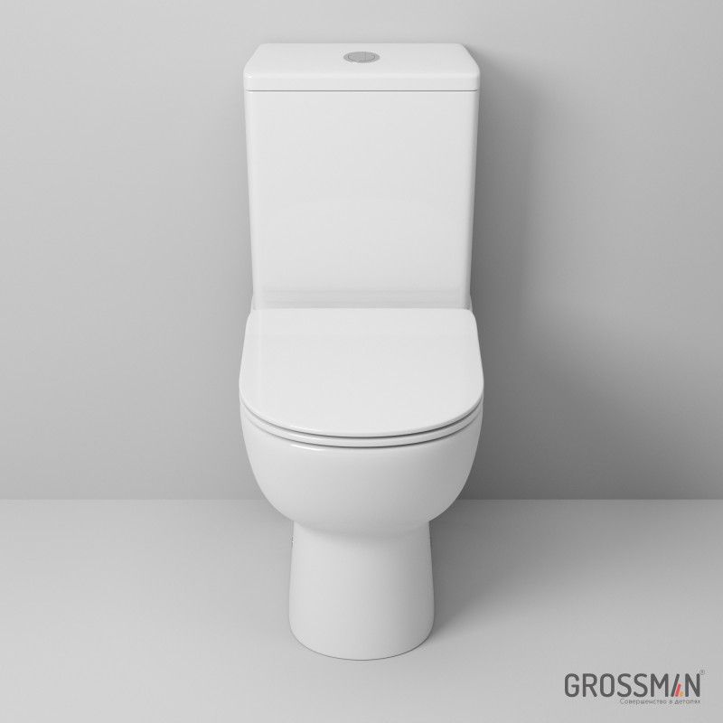 Унитаз Grossman GR-4448S (680*390*790) напольный с тонкой крышкой