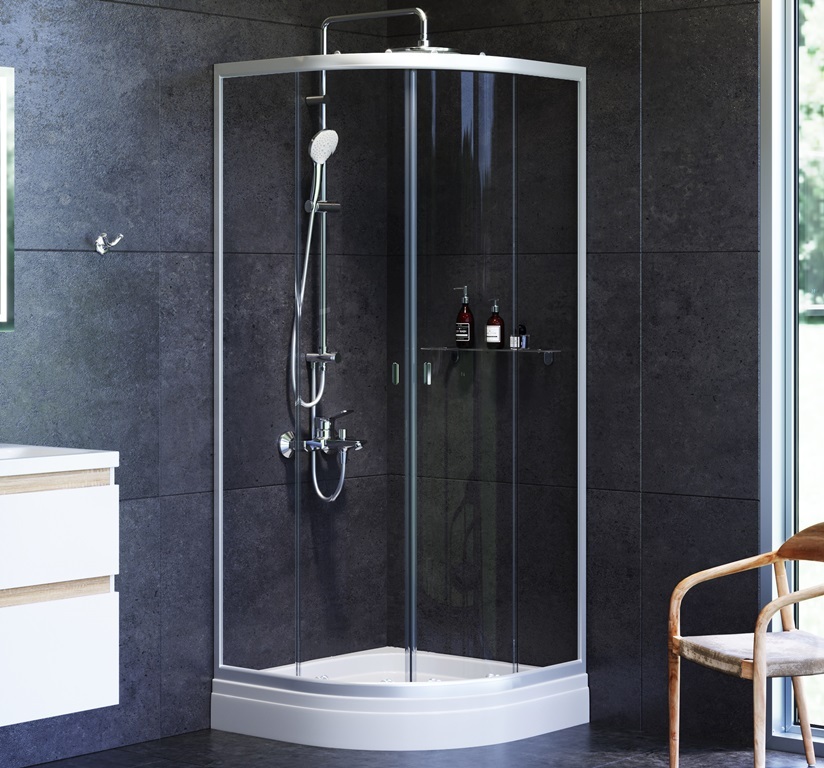W88G-205-080MT X-Joy Twin Slide, Душевое ограждение без поддона, 80x80