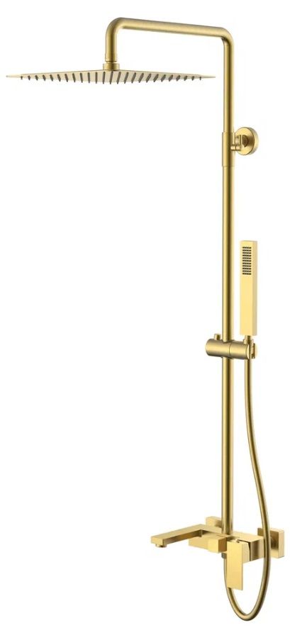Стойка для душа QUBIC Matt Gold