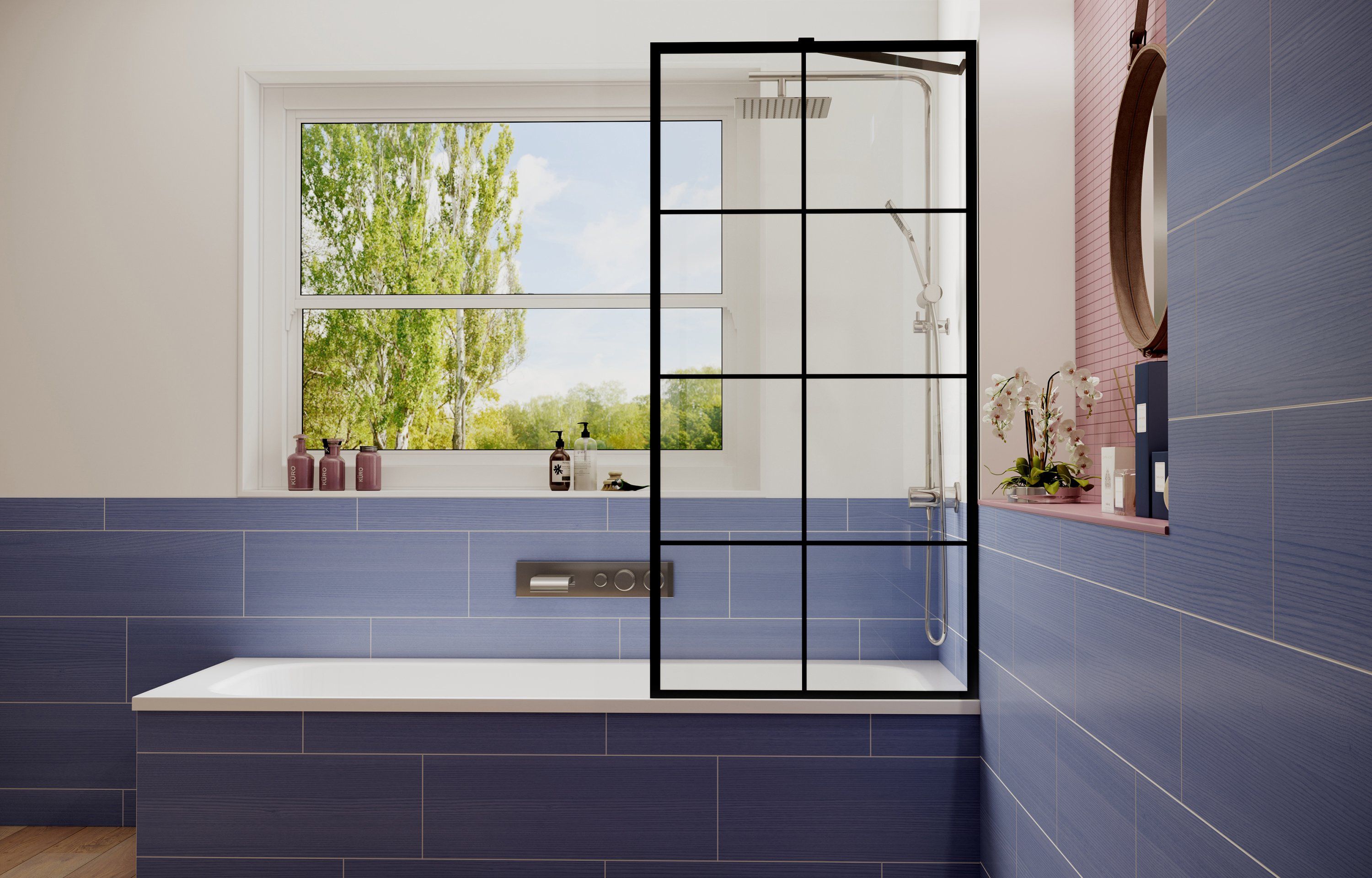 Шторка для ванны Ambassador Bath Screens 16041209 (800x1400), 1 место