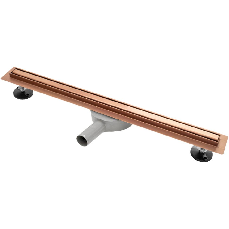 Трап для душа с сухим и гидро затвором NEO SLIM PRO 800 Cooper Медь 80см