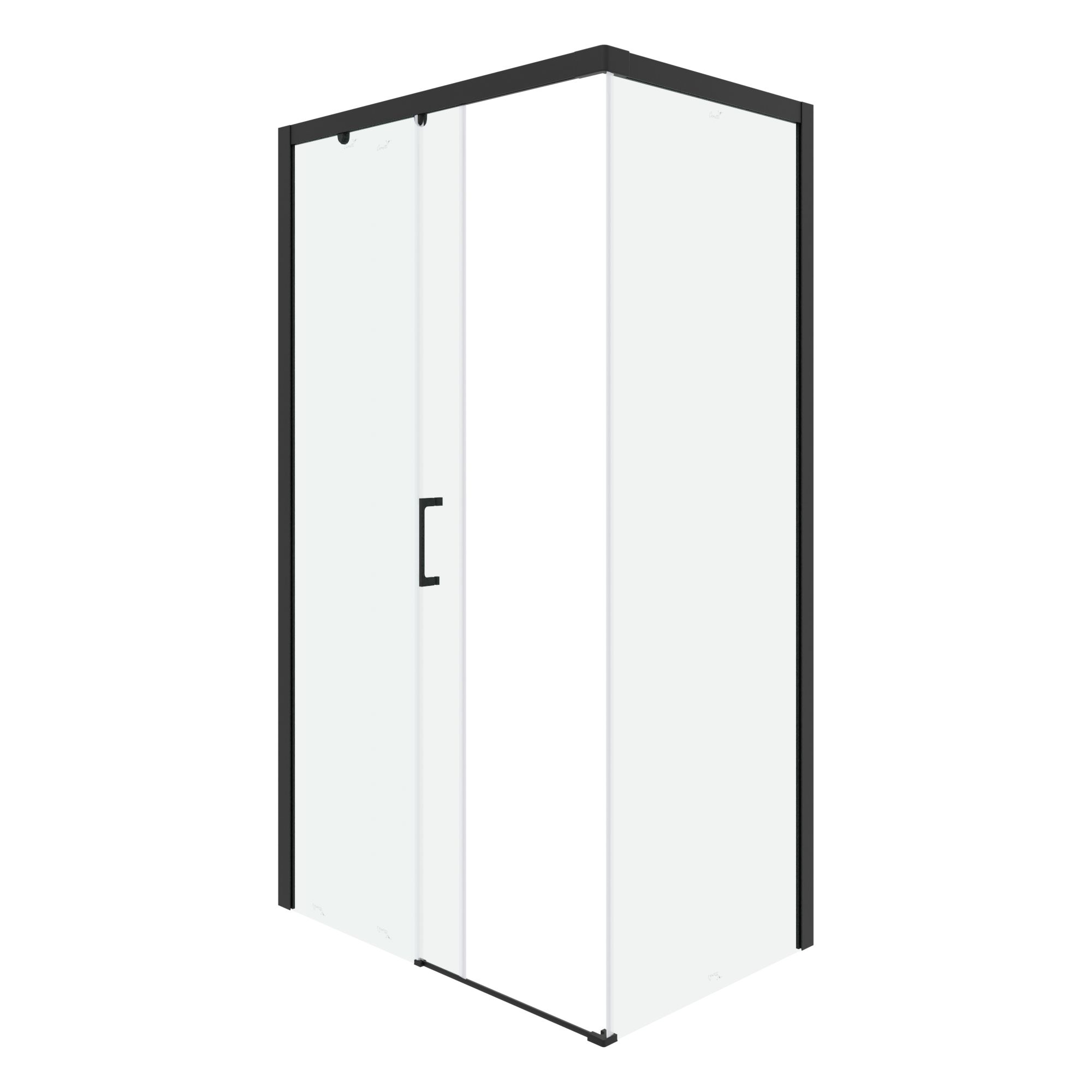 Стеклянное Ограждение VITO110B-L душевое Ceruttispa без поддона (80x110x195)