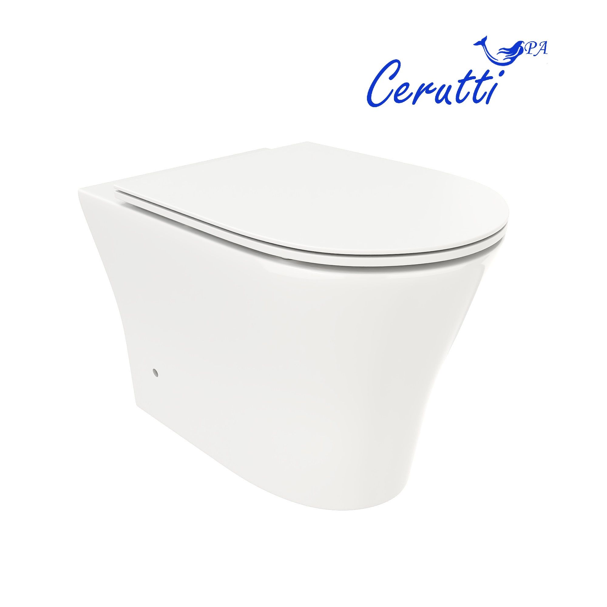 Приставной унитаз ADIGE F безободковый Ceruttispa CT8907