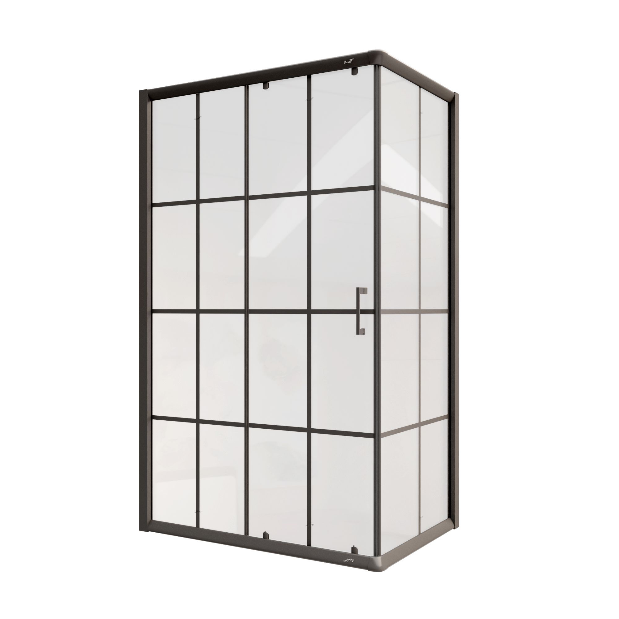 Стеклянное Ограждение MUZA120 душевое CeruttispaA без поддона (80x120x195)