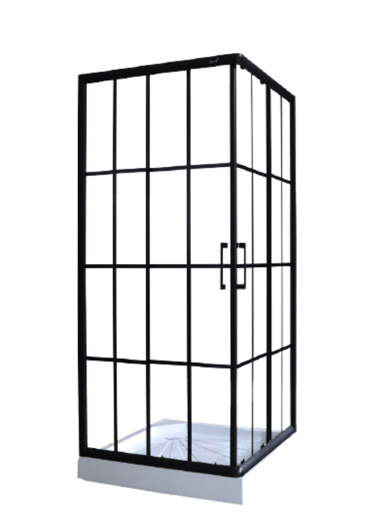 Стеклянное Ограждение MUZA90 душевое Ceruttispa без поддона (90x90x195)