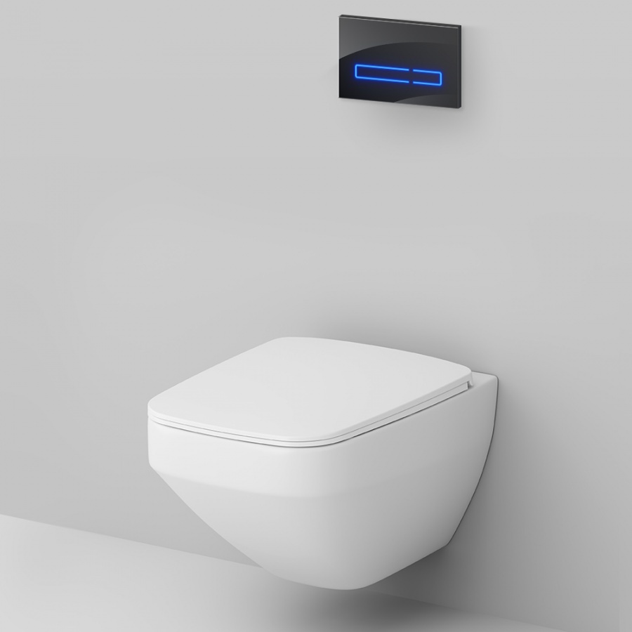 IS70101.741701 Инсталляция с клав ProC L белый глянц с подвесным унитазом Sense FlashClean с сид м/лифт