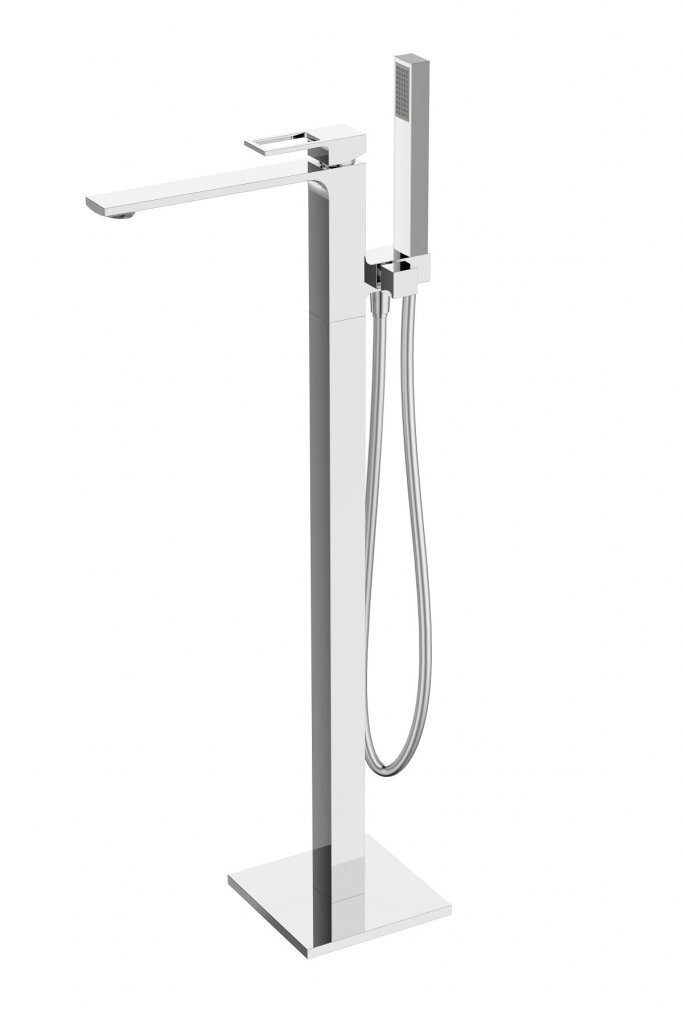 Напольный смеситель для ванны, хром Belbagno LUC-FMT-CRM