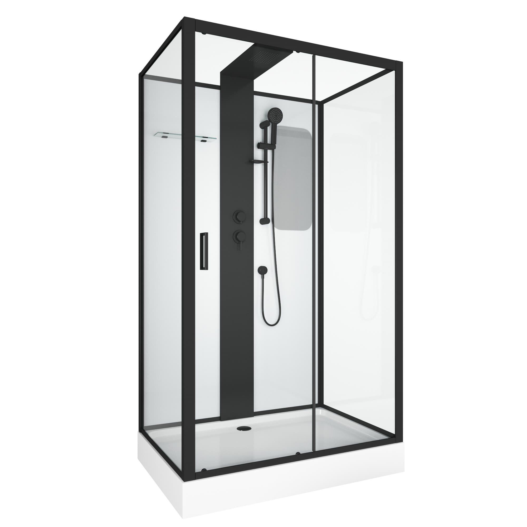 Душ.каб. GR252Q (120*80*217) GROSSMAN ELEGANS 7 мест