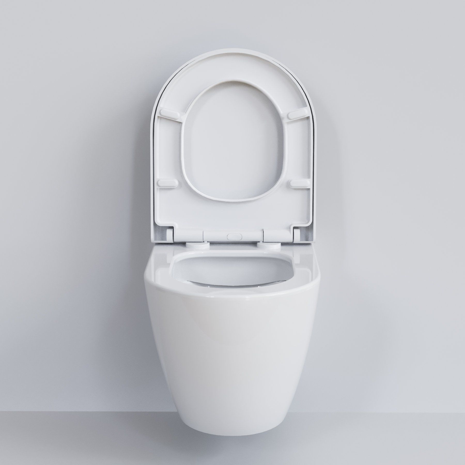 Унитаз Queen 113T20001R (570*360*400) БЕЛЫЙ подвесной БЕЗОБОДКОВЫЙ, 1 место