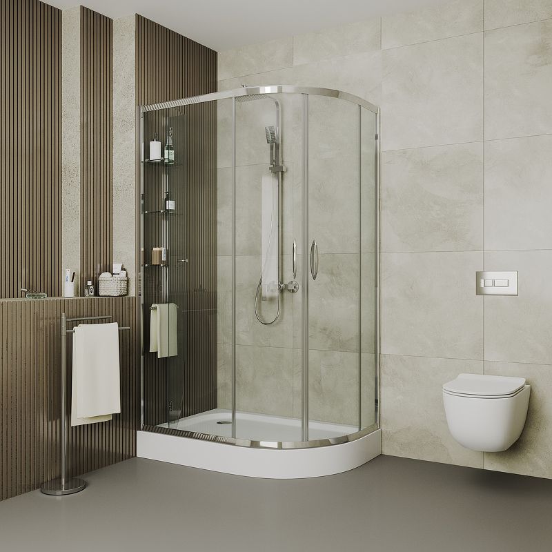 Душ.ограждение GR-9120L Classic 120*80*185 с ПОДДОНОМ двери раздвижные 2 места