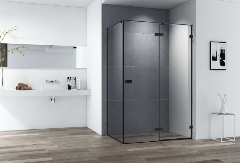 Душевой уголок, прямоугольный Cezares BELLAGIO-AH-1-140/90-C-NERO