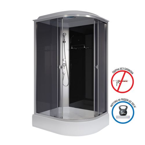 Душ.каб. Niagara Eco E120/80/26L/TN (1200х800х2150) 4 места