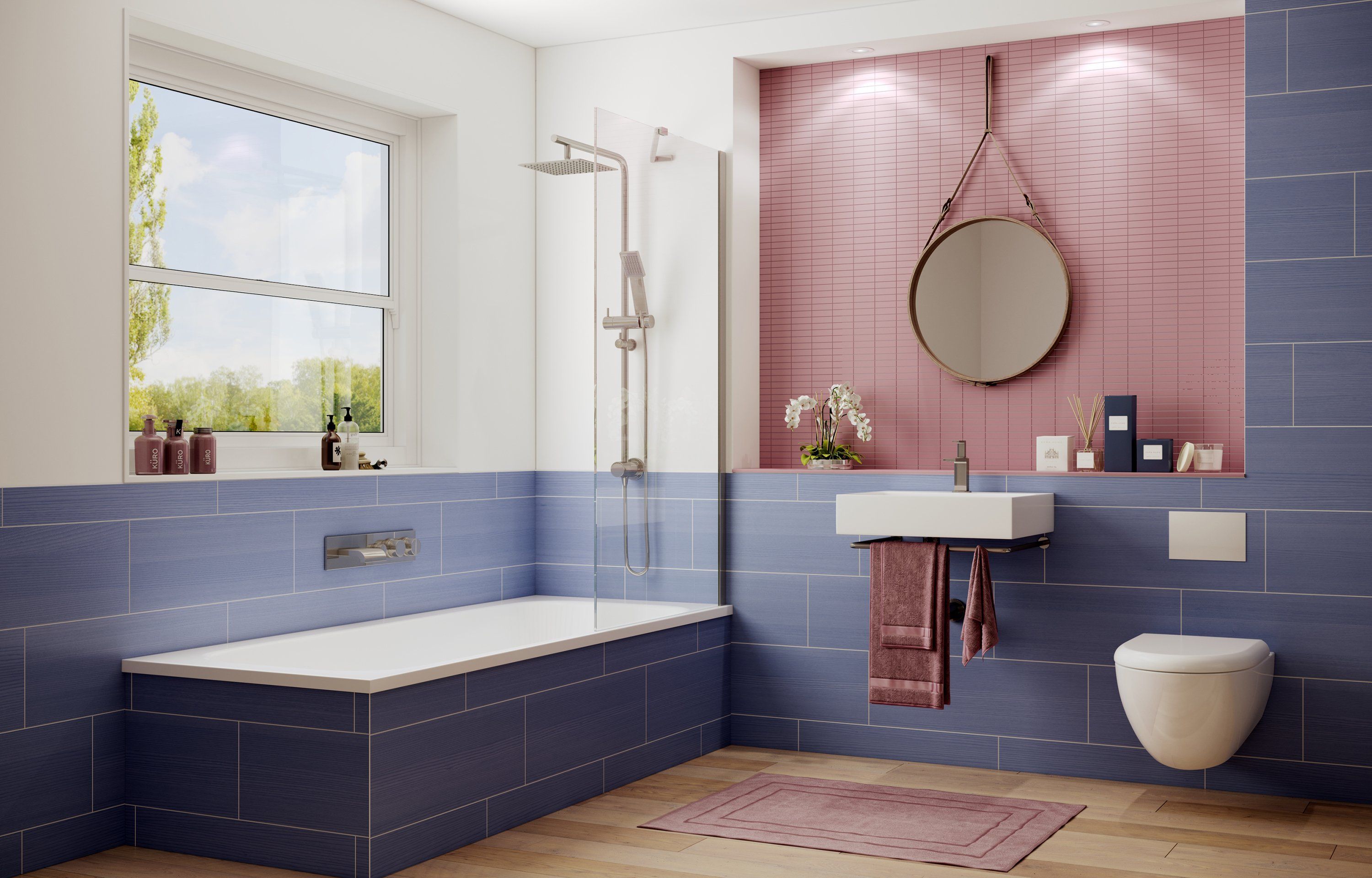 Шторка для ванны Ambassador Bath Screens 16041102 (700x1400), 1 место