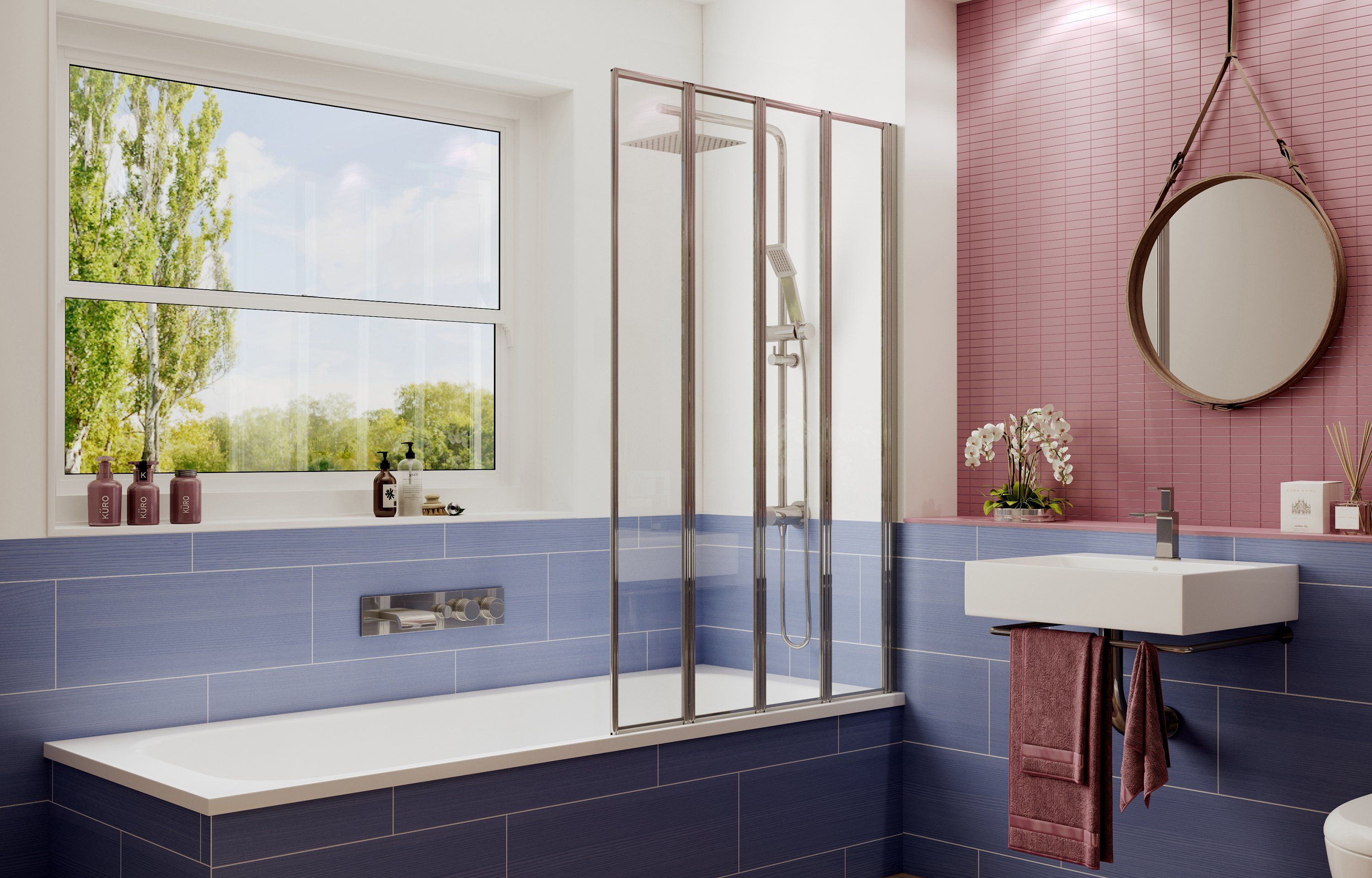 Шторка для ванны Ambassador Bath Screens 16041111R (1000x1400), 1 место