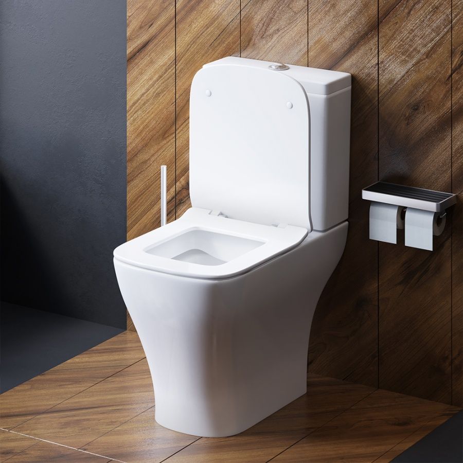 DX78C8600SC Titan Напольный унитаз безободковый с сиденьем микролифт