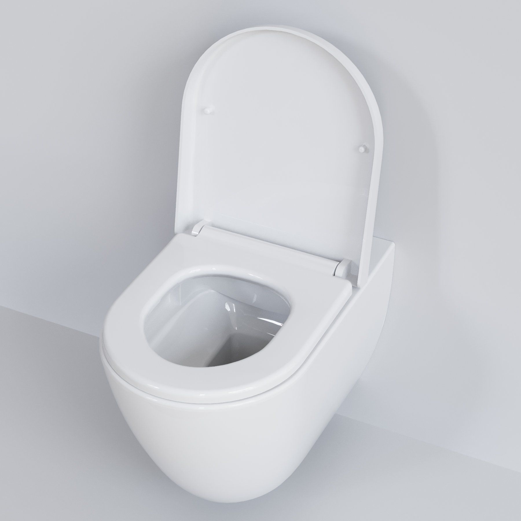 Унитаз Queen 113T20001R (570*360*400) БЕЛЫЙ подвесной БЕЗОБОДКОВЫЙ, 1 место