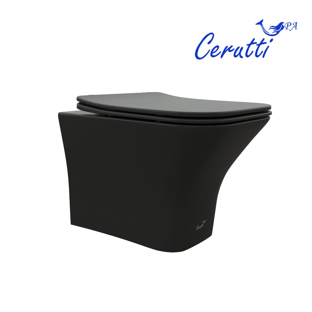 Унитаз VETTORE Aria MB подвесной, матовый черный Ceruttispa CT7506
