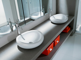 Накладные раковины: преимущества, особенности, варианты