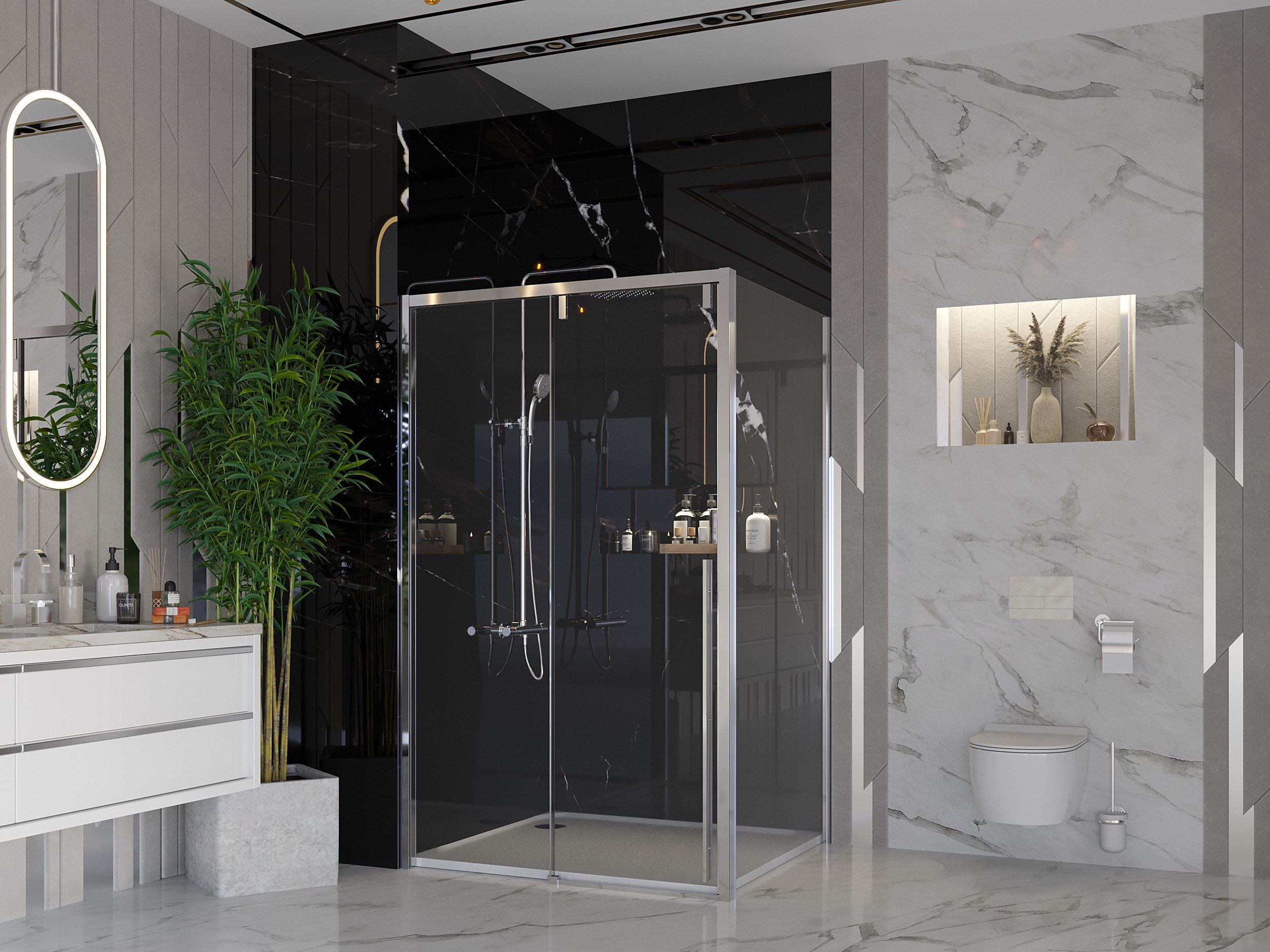 Душ. ограждение Ambassador Intense 110021101IX-110IX (1200х1100х2000), 2 места