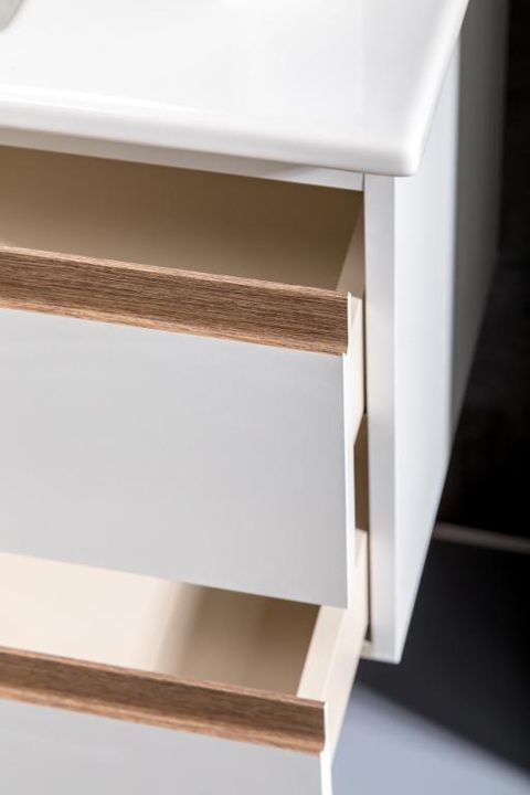 849-100-WW Boheme Тумба CAPOLDA 100 белая + ручка дерево