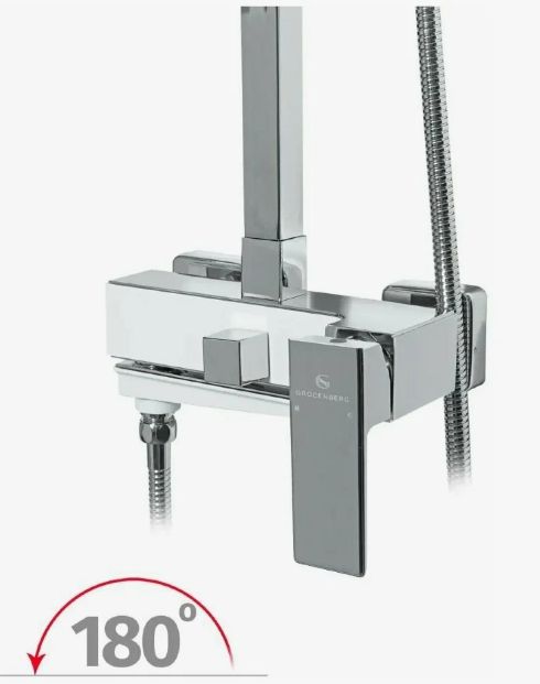 Душевая система Grocenberg GB7008 Хром