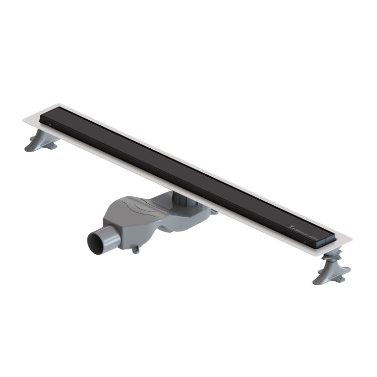 Душевой лоток Premium Linear 80см, нерж.сталь ЧЕРНЫЙ