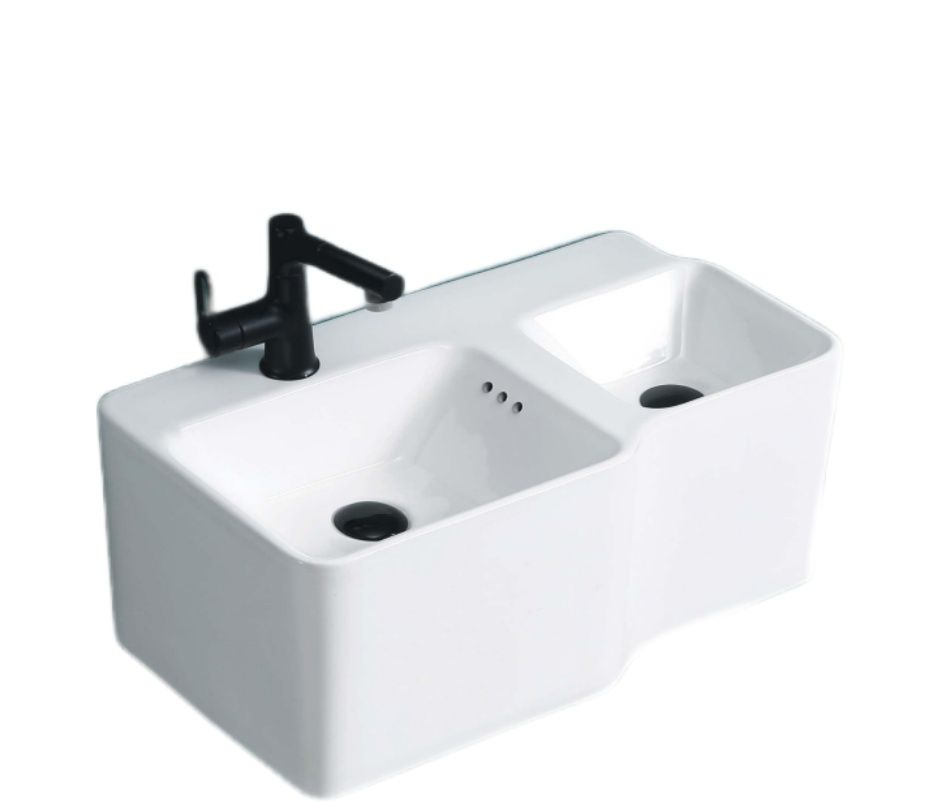 Раковина Double BELLA (645х365х300) двойная подвесная Ceruttispa