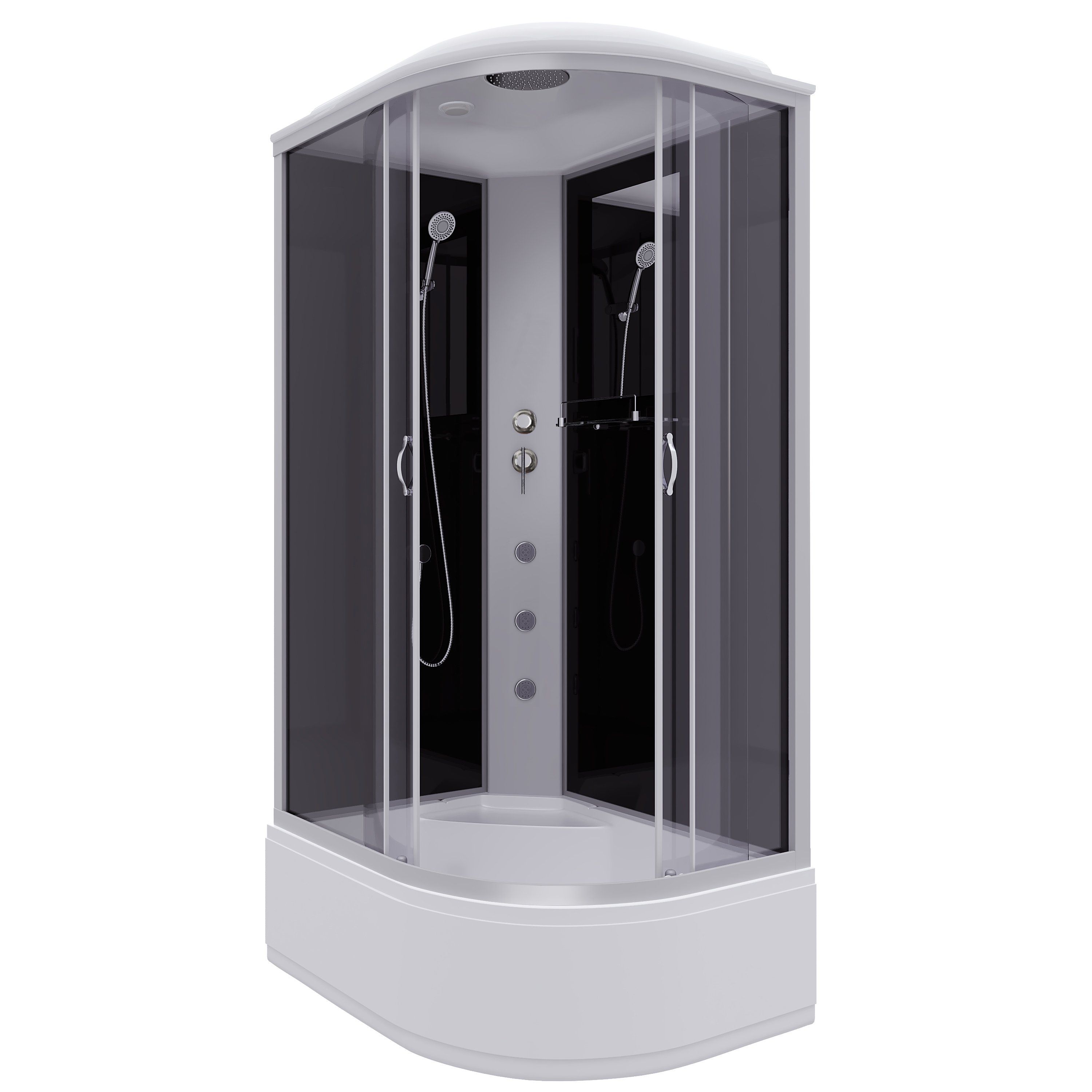 Душ.каб. NG-2510-14LG (1200х800х2150) высокий поддон(40см) стекло ТОНИРОВАННОЕ 4 места