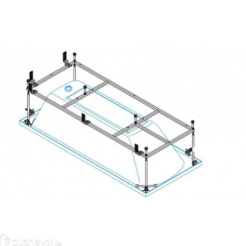 Акриловая ванна CEZARES METAURO-wall-180-80-40-W37, 180x80x40
