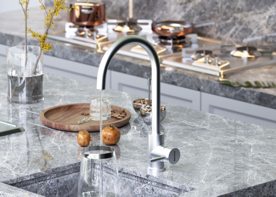 DX710730000 Merkur, смеситель для кухни с фильтрацией, никель