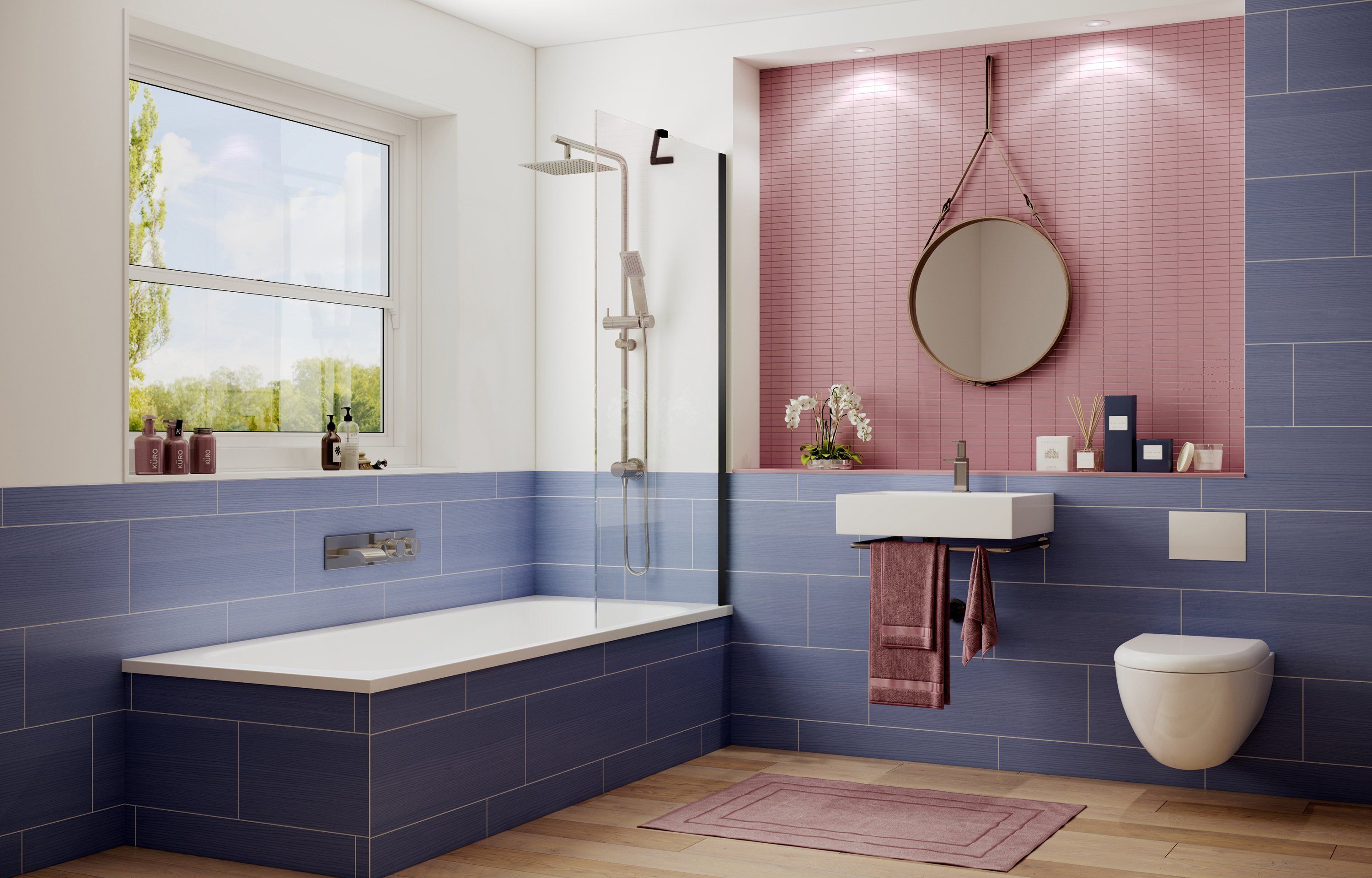 Шторка для ванны Ambassador Bath Screens 16041207 (800x1400), 1 место