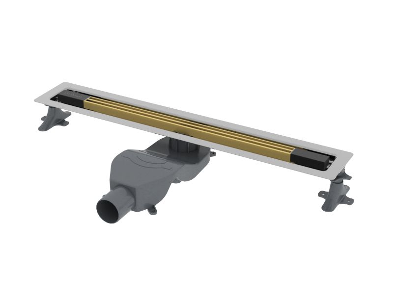 Душевой лоток B&T INFINITY 80см, нерж.сталь МАТ. ЗОЛОТО   DT 080 21 20 S11