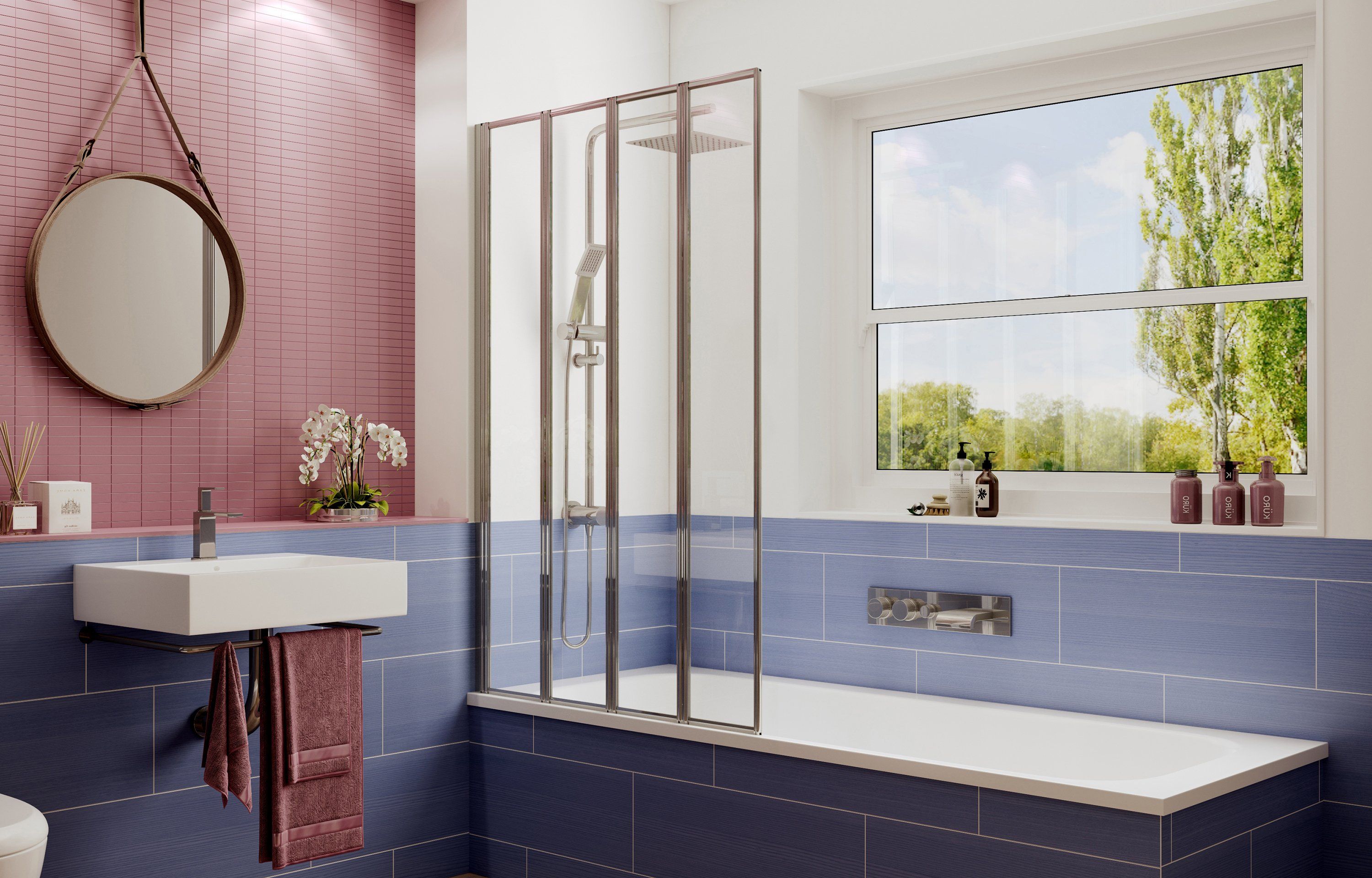 Шторка для ванны Ambassador Bath Screens 16041110L (900x1400), 1 место