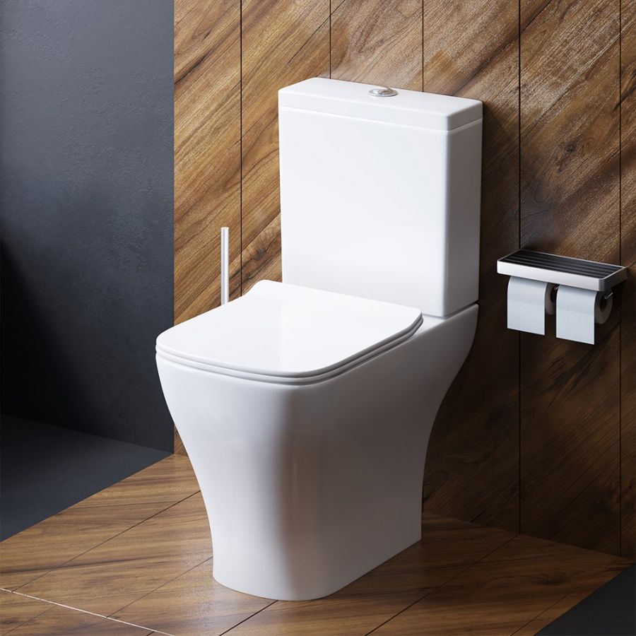 DX78C8600SC Titan Напольный унитаз безободковый с сиденьем микролифт
