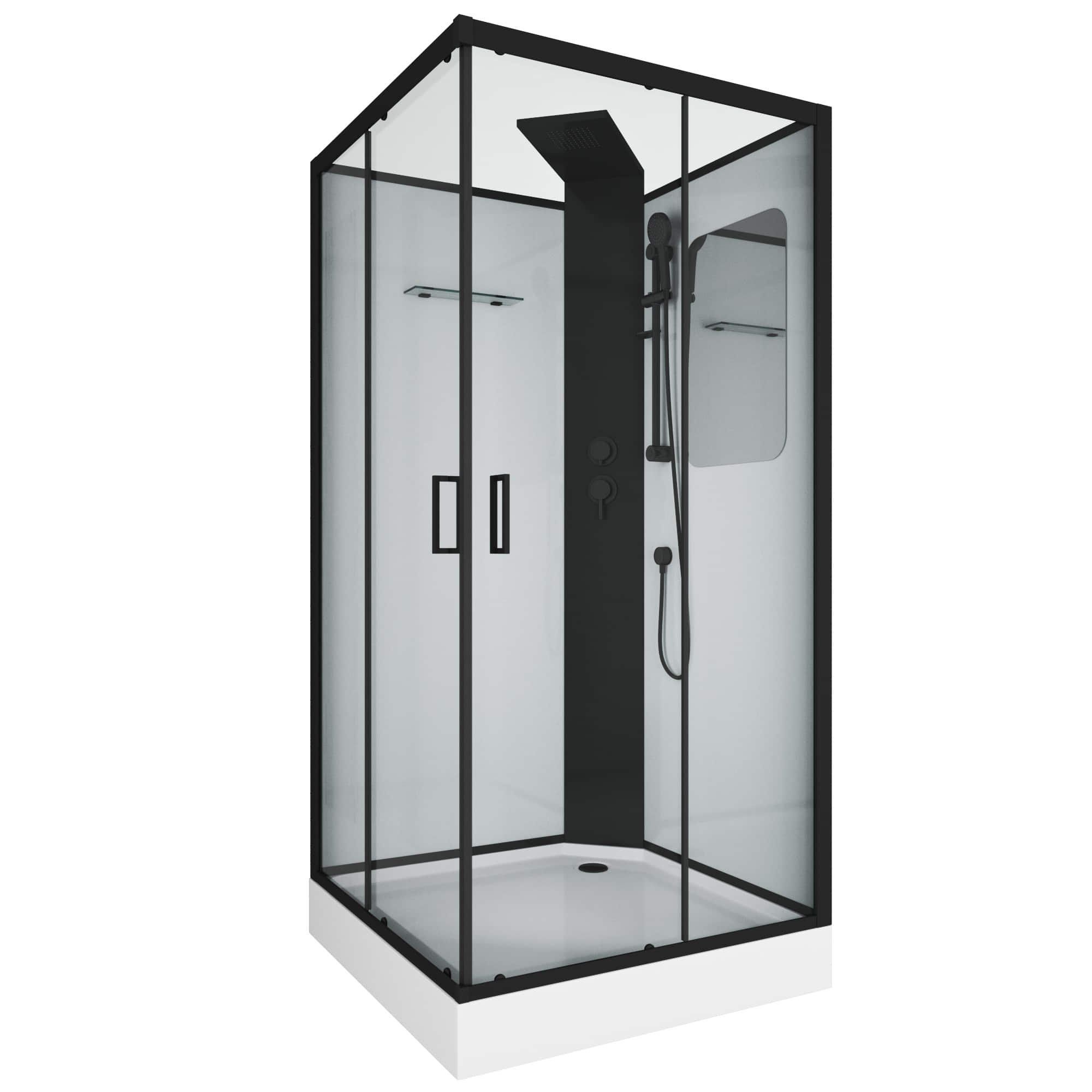 Душ.каб. GR250Q (100*100*217) GROSSMAN ELEGANS 6 мест