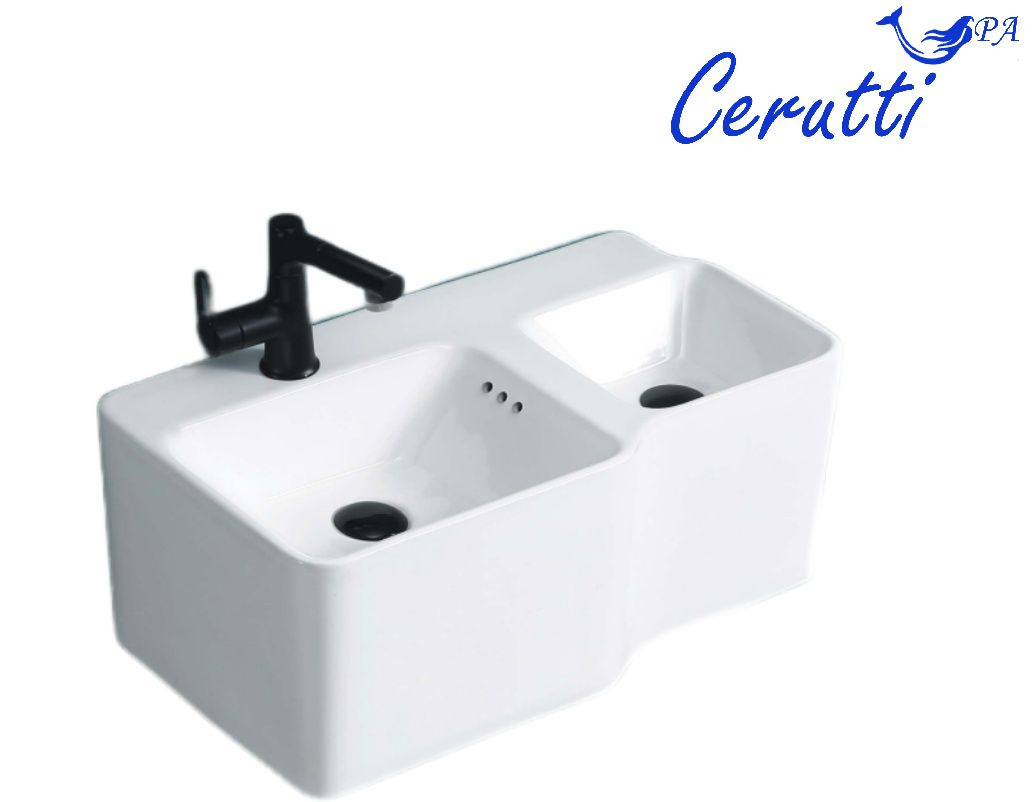 Раковина Double BELLA (645х365х300) двойная подвесная Ceruttispa