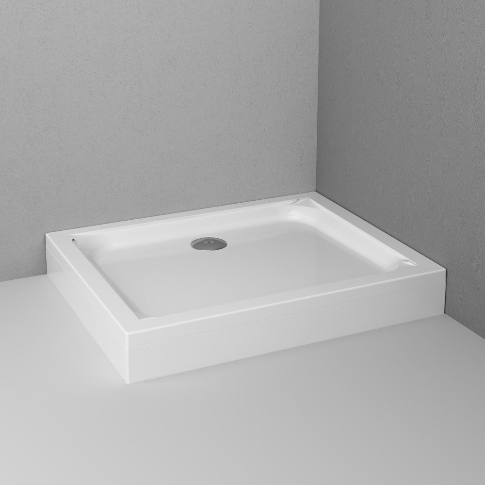 W90T-404-12080W Gem Square 120x80 поддон с сифоном