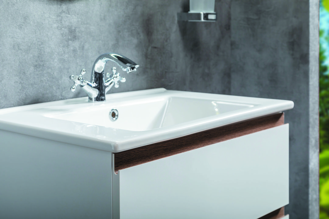 849-065-WW Boheme Тумба CAPOLDA 65 белая + ручка дерево