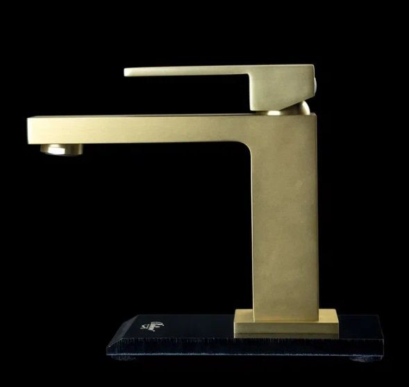 Смеситель для умывальника QUBIC Bronze