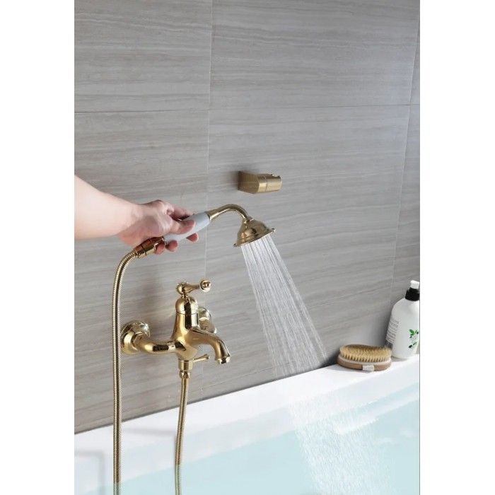 Смеситель для ванны GANZER SILESTIS GZ77031E золотой