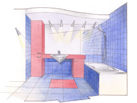 Цвет и размер: рекомендации по выбору цветового решения в зависимости от площади и габаритов ванной комнаты.