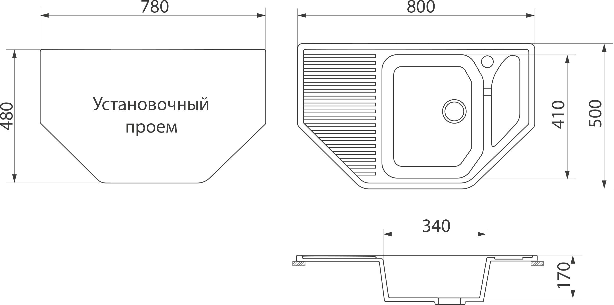 Мойка кухонная Белла BMC-10-302 песочная