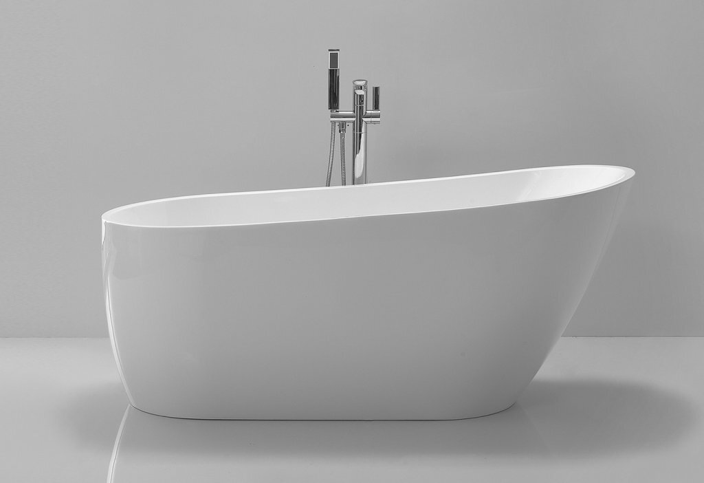 Акриловая ванна без перелива BELBAGNO BB62-1700-W0, 1700х720х720