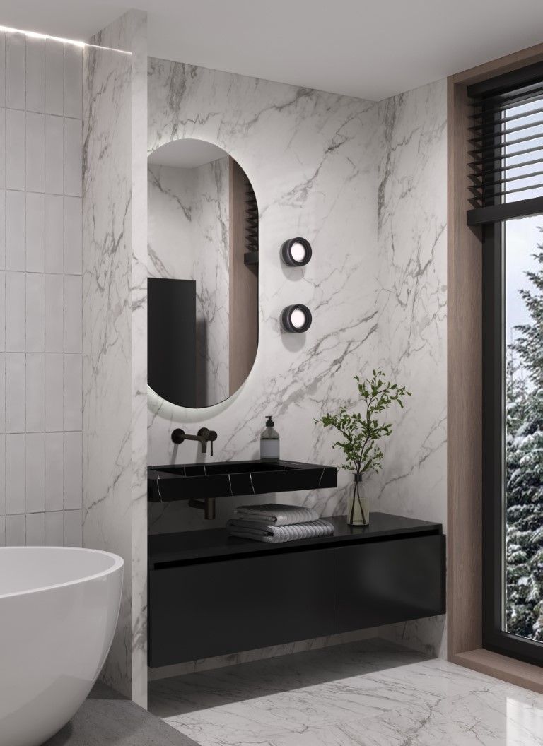 859-120-1 Boheme Столешница моноблок FLAT 120см под один сифон