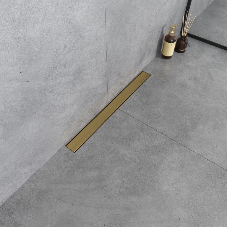 Душевой лоток Premium Linear 60см, нерж.сталь МАТ. ЗОЛОТО  DP 060 21 09 S11
