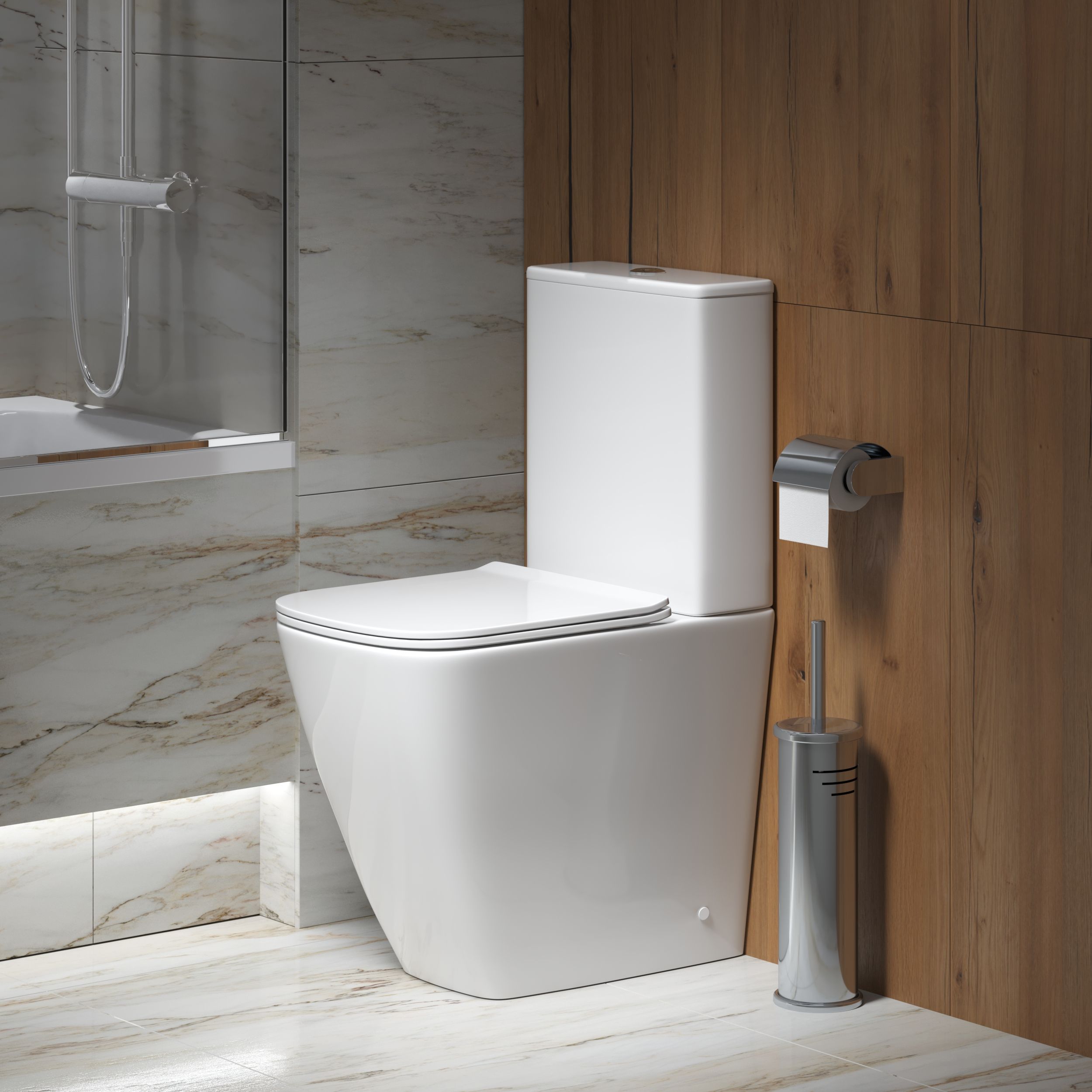 Унитаз Grossman Style GR-4472S (620*365*920) напольный БЕЗОБОДКОВЫЙ с ВЫСОКОЙ ЧАШЕЙ 48 см