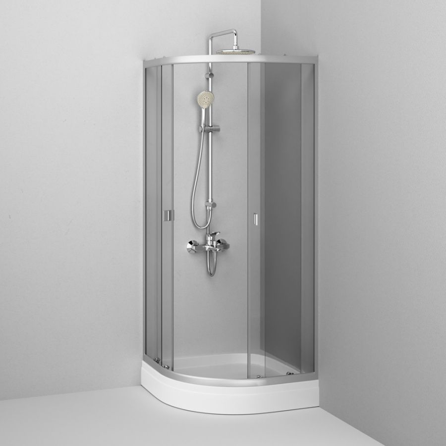 W88E-205-080MT X-Joy Twin Slide, Душевое ограждение c поддоном, 80x80