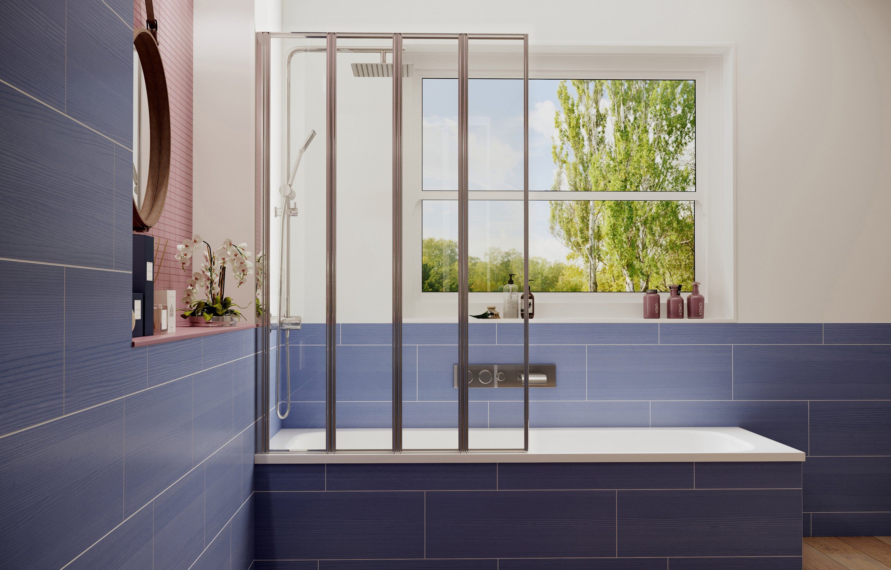 Шторка для ванны Ambassador Bath Screens 16041111L (1000x1400), 1 место