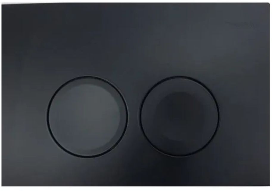 Кнопка смыва Geberit delta 21 черная матовая