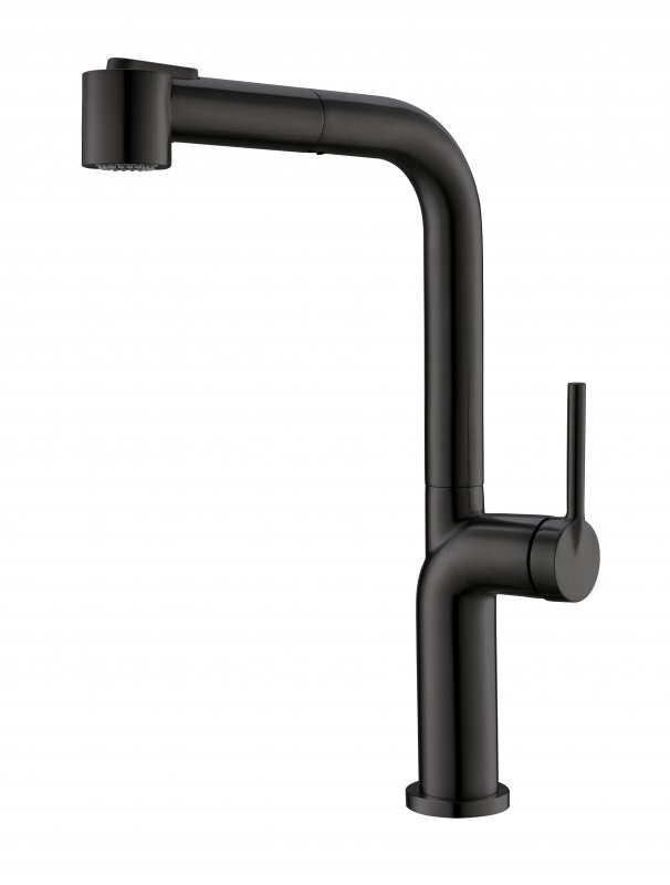 Смеситель для кухни чёрный матовый Belbagno BB-LAM60-NERO
